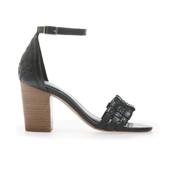 Black Ankle-Strap Block Heel Sandals - Women size 8 - Picture 9 of 10